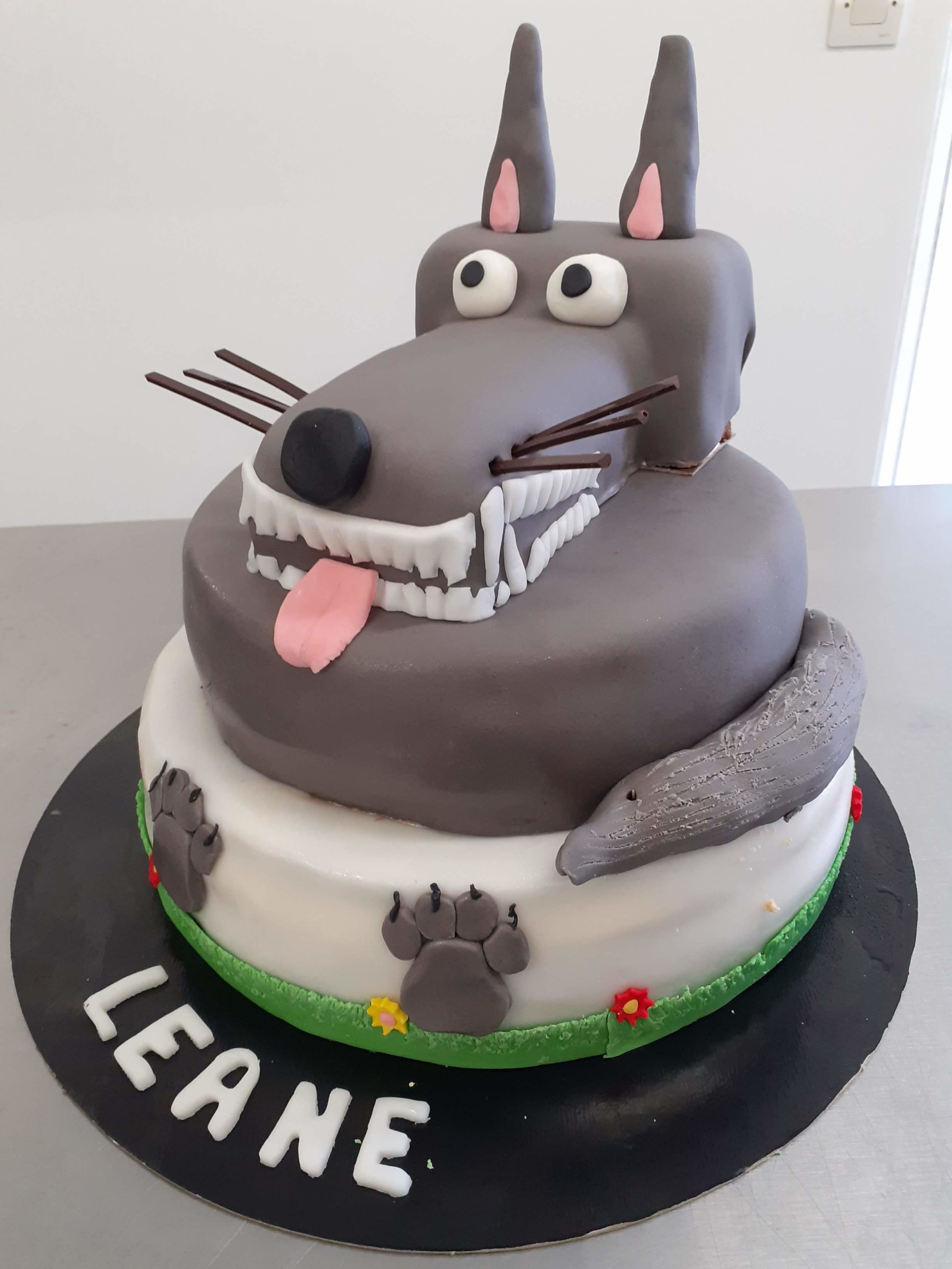 cake design en loup